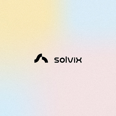 Solvix Tech branding graphic design logo ui