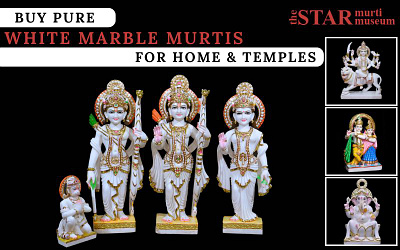 Buy Pure White Marble Murtis For Home & Temples buy marble murti in jaipur marble idols marble murti shop near me murti shop in jaipur white marble white marble murti