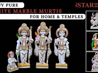 Buy Pure White Marble Murtis For Home & Temples buy marble murti in jaipur marble idols marble murti shop near me murti shop in jaipur white marble white marble murti