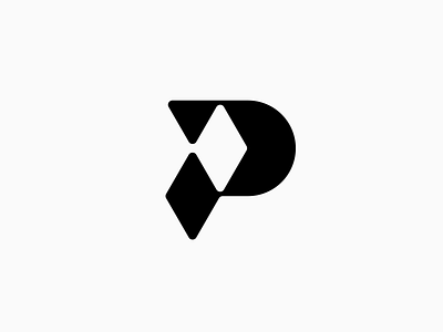 Dynamic Abstract P Logo // For Sale abstract p branding geometric logo graphic design letter p logo logo design logo designer logo for sale minimal minimalist modern logo negative space p p logo professional logo simple p sleek logo tech logo visual identity