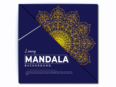 Luxury Mandala Design Template art art design art template business design gold luxury gold mandala golden golden luxury graphic designer luxury luxury mandala luxury mandala design mandala mandala background mandala design mandala template marketing template vector