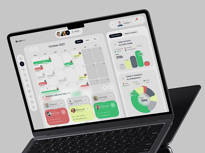 Sugar CRM - Sales Web Dashboard ai app app design crm dashboard design interface product product design saas sales software ui ux web web app