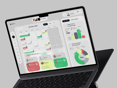 Sugar CRM - Sales Web Dashboard ai app app design crm dashboard design interface product product design saas sales software ui ux web web app