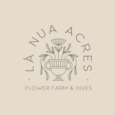 Flower farm logo