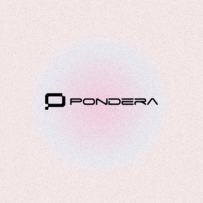 Pondera AI branding graphic design logo ui