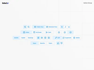Button Group UI Component button button group buttons component components design system figma figma component figma kit figma ui kit ui ui component ui design ui kit