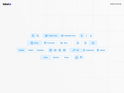 Button Group UI Component button button group buttons component components design system figma figma component figma kit figma ui kit ui ui component ui design ui kit