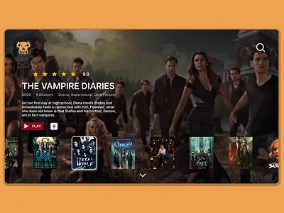 TV APP app design product design ui ux