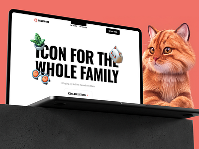 MeowIcons app design design graphic design logo mob design ui ux web web3