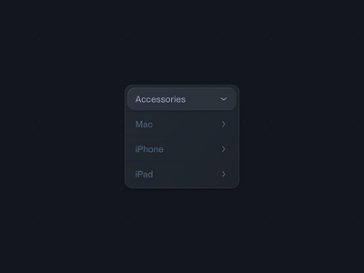 Dropdown Exploration animation cleandesign dark mode designexploration designtrends dropdown menu glassmorphism interfacedesign minimalist softui ui user interface webdesign