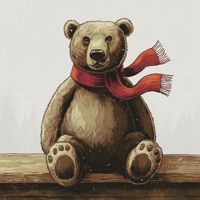 медвежонок graphic design