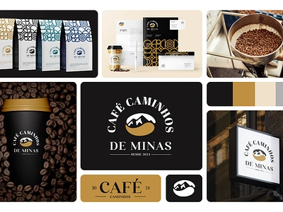 Café Caminhos de Minas - Brand Identity branding brazil coffee cafe logos coffee coffee branding coffee logo visual identity