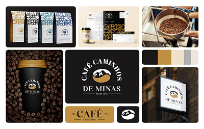 Café Caminhos de Minas - Brand Identity branding brazil coffee cafe logos coffee coffee branding coffee logo visual identity