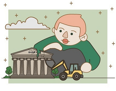 развал банка branding