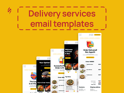 Delivery Services Email Templates design email email builder email campaign email design email marketing email newsletter email templates landing page stripo email ui web design