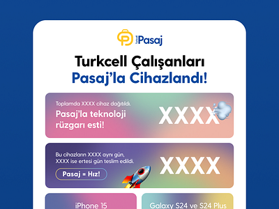 Turkcell Pasaj: Mailing design infographic mailing turkcell ui user interface