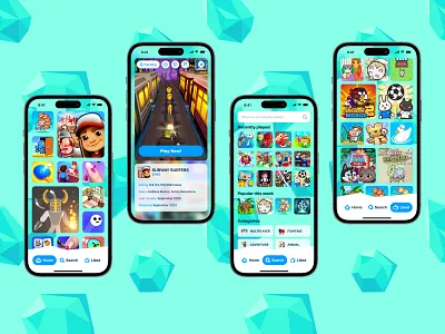 Poki mobile app african designer app store arcade casual games games gameuiux gaming platform logo marketplace mobile app mobile game mobileuiux nigerian designer platform poki storefront ui ux