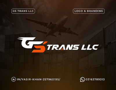 GS TRANS LLC brand identity branding design graphic design logistic logo marketing tanspot