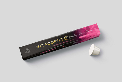 VITACOFFEE X adobe illustrator adobe photoshop capsule coffee diet supplement food beverage food supplement minerals nespresso compatible packaging pod tea vitacoffee vitamins