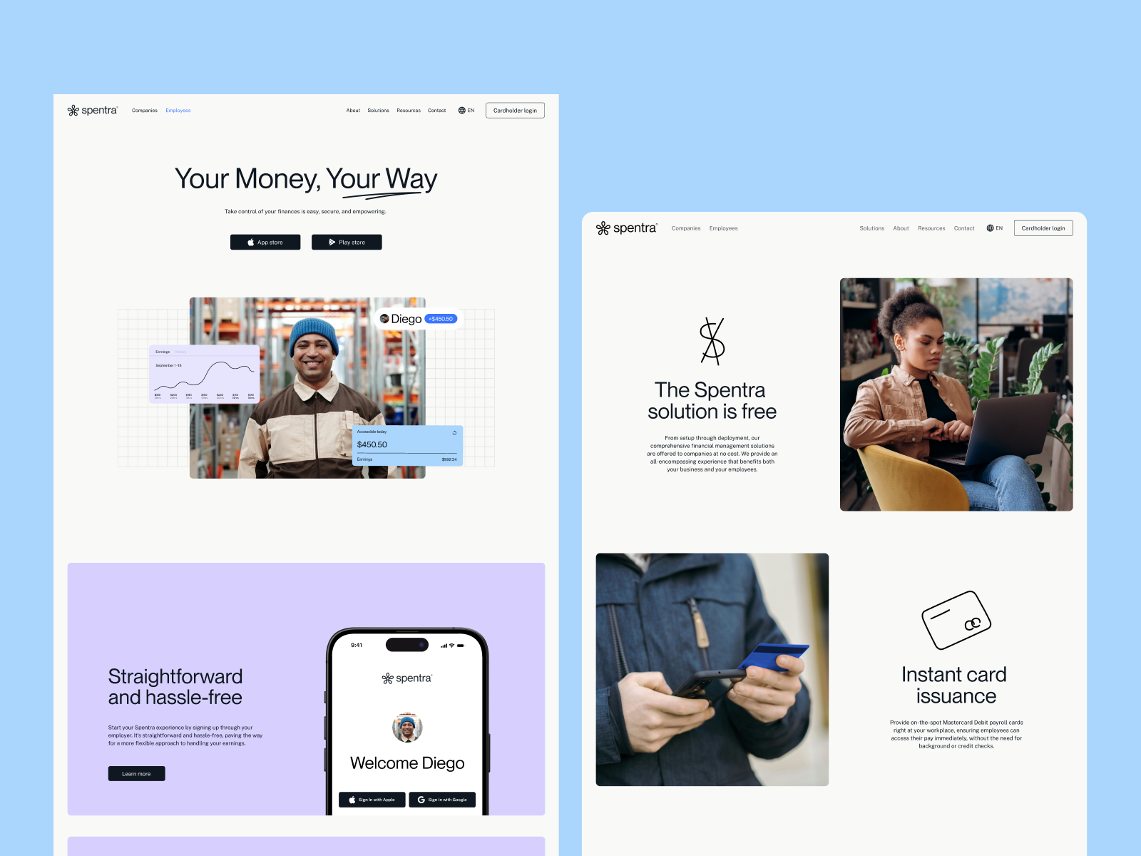 Example of B2 B Website Development