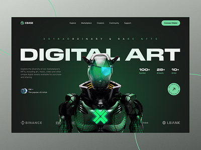 CBASE | NFT Marketplace crypto design figma marketplace nft ui ux web3