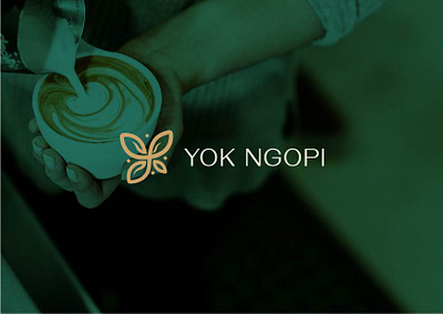 Yok Ngopi Logo branding cafe coffee coffee brand coffee logo coffee shop kopi logo logo kopi ngopi yok ngopi