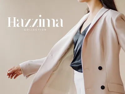 Hazzima Collection elegant logo fashion fashion design fashion logo logo simple logo wordmark logo