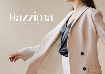 Hazzima Collection elegant logo fashion fashion design fashion logo logo simple logo wordmark logo