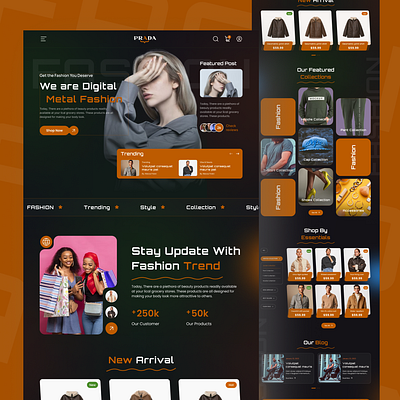 Digital Metal Fasion website design . branding design digitalfashion graphic design metalicvibes metalwear ui ux