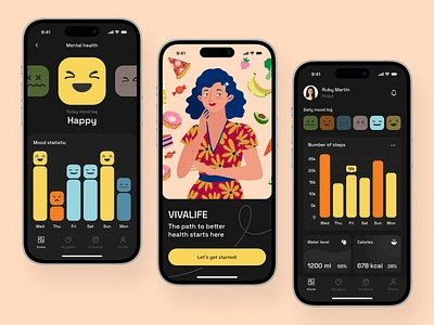 Health Mobile App app app design app interfaces best app design design health app ios mobile mobile app design mobile app ui mobile ui mobile ui design mobile ux modern app ui modern ui ui ui design ui ux design ux