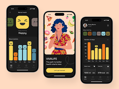 Health Mobile App app app design app interfaces best app design design health app ios mobile mobile app design mobile app ui mobile ui mobile ui design mobile ux modern app ui modern ui ui ui design ui ux design ux