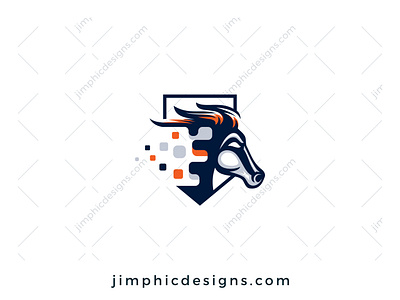 Horse Logo branding design graphic design horse letter logo logo design vector