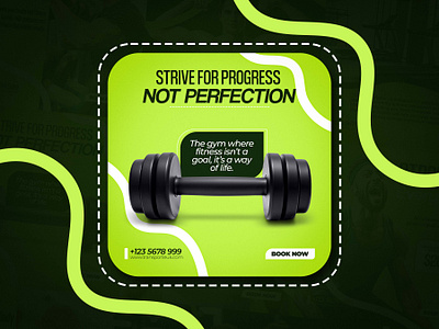 Modern Design Social Media Design For GYM!