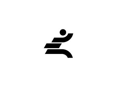 Runner + Letter E Mark (available) athlete branding deliver fast fitness for sale unused buy gym letter e logo logo design motion movement person physiotherapy race run runner speed win winner