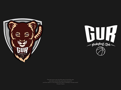 BASKETBALL CLUB LOGO animal art basketball branding cat design graphic graphic design illustration logo vector