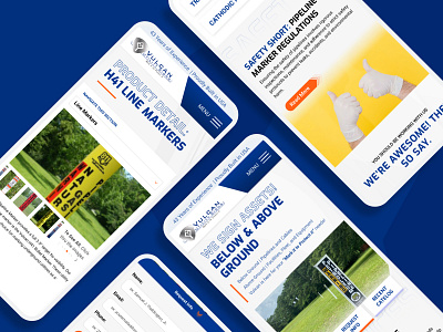 Vulcan Utility Signs - Responsive Web Design branding content design digital content mobile mobile design responsive design ui ui design uiux ux ux design visual design web web design website