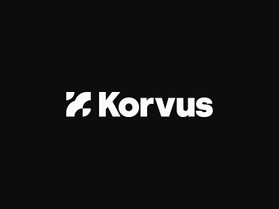 Korvus Logo for PostgresML ai logo bird logo branding corvus crow logo github logo icon logo korvus logo logo minimal logo monogram rag logo raven logo sdk logo simple logo typography