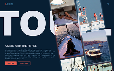 Sailing Website for Imperial branding