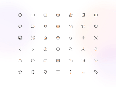 Icon Set graphic design icon set icons ui ui design