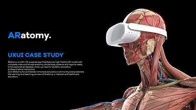 ARatomy | UXUI Case Study 3d branding graphic design logo motion graphics ui