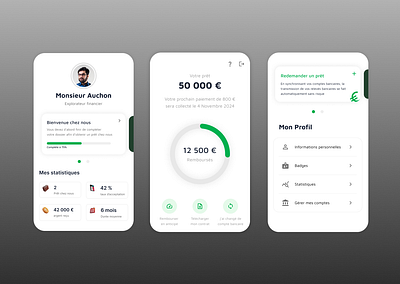 Gamified app graphic design ui