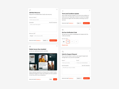 Dialog/Modals · Koala UI clean design design system dialog figma illustration koala landing landing page minimal modal modals product design ui ui design ui kit user interface ux ux design uxui