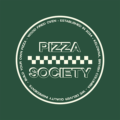 Pizza Society Restaurant Logo Branding Concept advertisement banner brand design branding food graphic graphic design hamburger illustration logo logo design marketing pizza restaurant