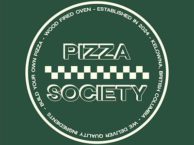 Pizza Society Restaurant Logo Branding Concept advertisement banner brand design branding food graphic graphic design hamburger illustration logo logo design marketing pizza restaurant