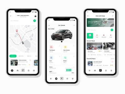 Parking Space Mobile app appdesign dashboard mobiledesign productdesign uidesign uxdesign uxui visualdesign webdesign