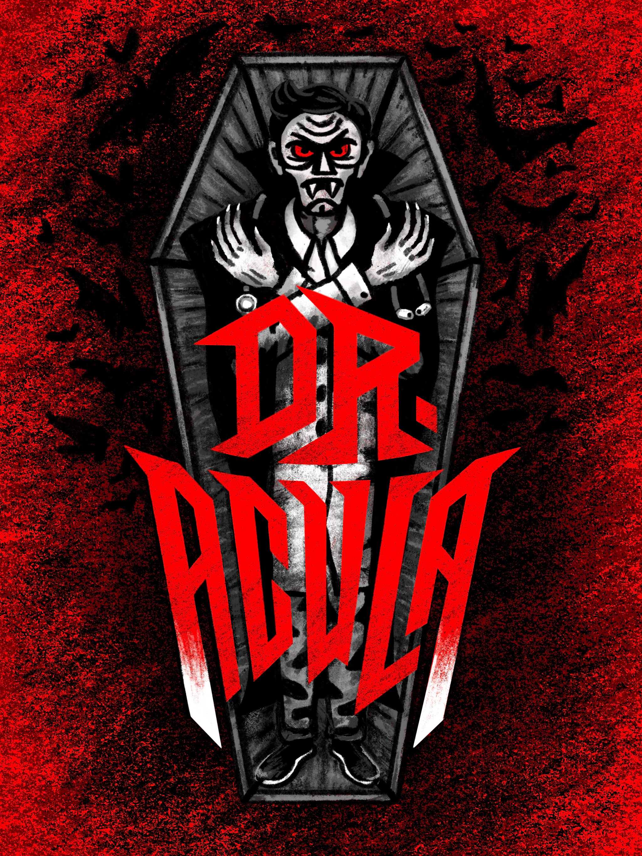 Dr. Acula - Book Cover Design Concept design illustration lettering