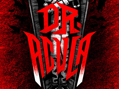 Dr. Acula - Book Cover Design Concept design illustration lettering