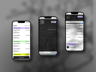 mobile delivery app design figma mobile ui user ux