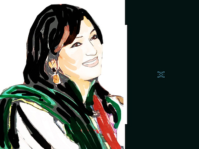 Portrait Practice _Afsana Ara Bindu_31 illustration