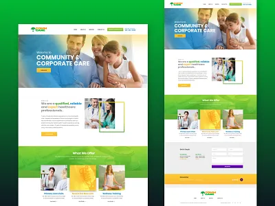 Comm Care - Website Design - Creasions web development website website design